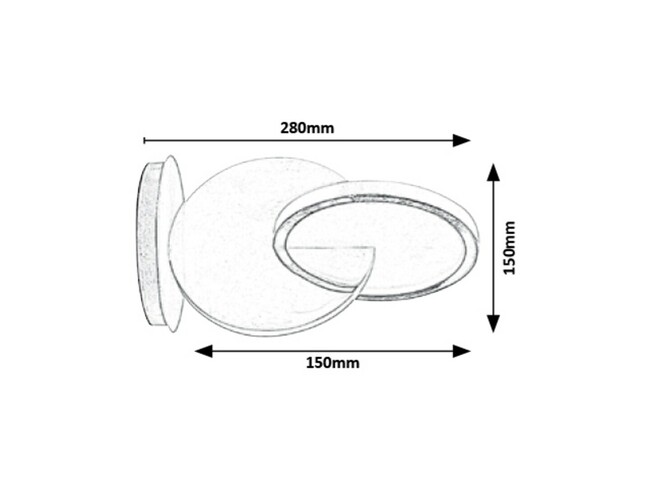Svietidlo ASSANA - LED 7W, 230V, 50Hz, IP20 - 5668