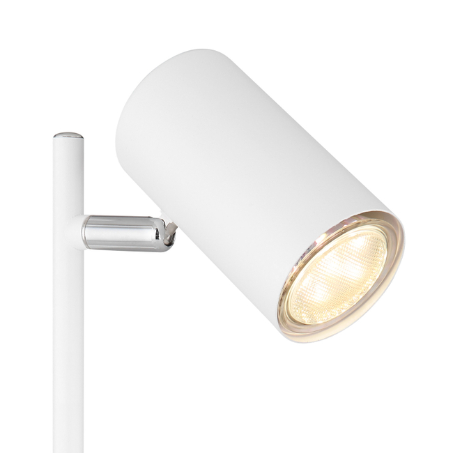 Stolová lampa ROBBY - GU10, IP20, biela - 57910TW