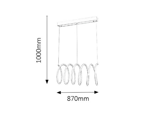 Svietidlo DONATELLA - LED 86W, 230V, 50Hz, IP20 - 2550