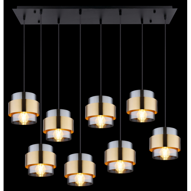 Závesné svietidlo MILLEY - 60W,E27,IP20 - 15560-8H