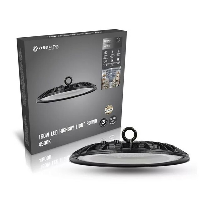 Priemyselné sviet. LED Asalite Premium LED Highbay 150W 4500K (22500 lumen)