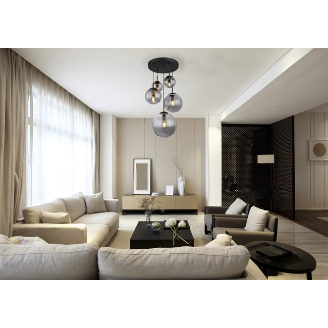 Závesné svietidlo JOEL - 60W,E27,IP20 - 1581-5S