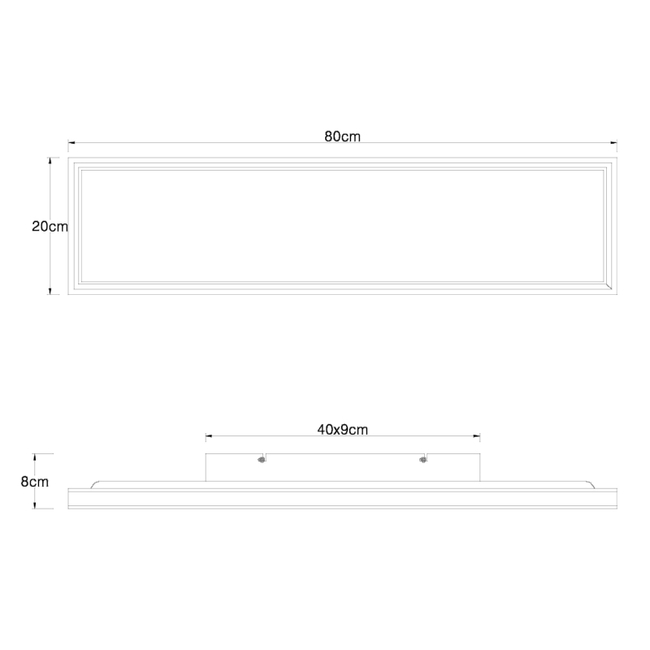 Stropné svietidlo JESSY - 24W,2500/1500lm,IP20 - 41596D4