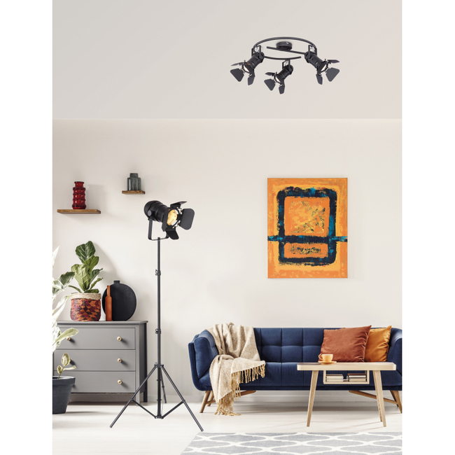 Stropné svietidlo EGON - kov, GU10, IP20 - 54650-3B