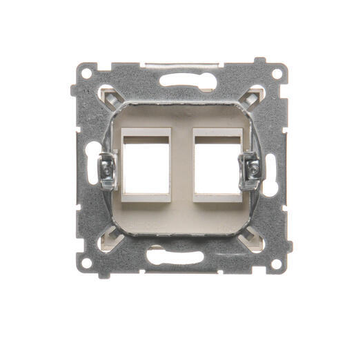 SIMON54 - kryt dátovej zásuvky, zlatý matný