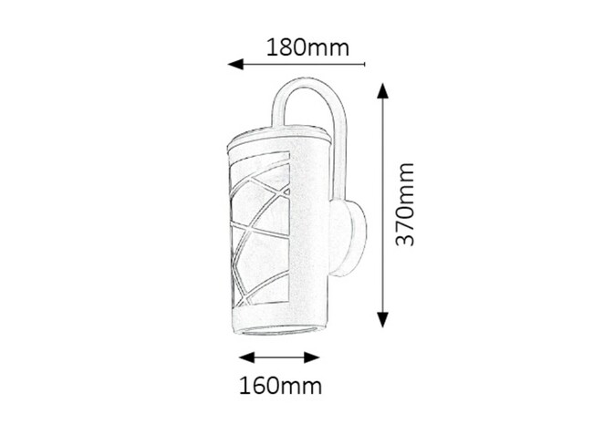 Svietidlo PESCARA - E27 /60W, IP44 - 8742