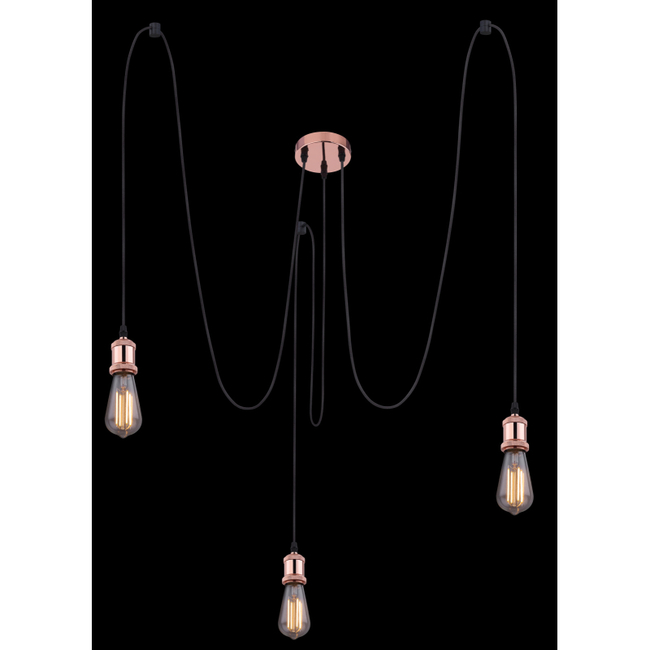 Závesné svietidlo OLIVER - kov, E27, IP20 - A32-3