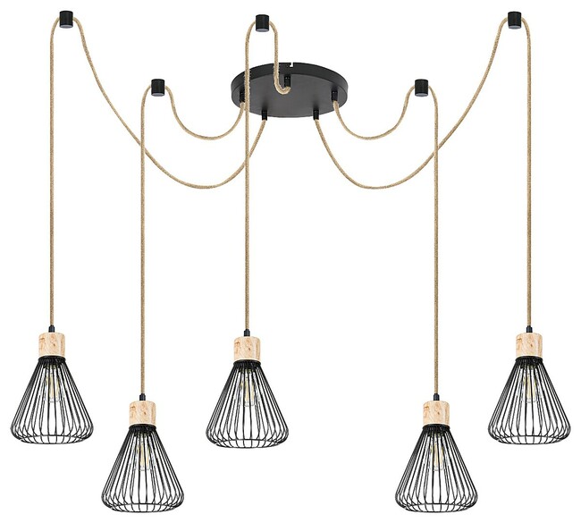 Závesné svietidlo FARFALLE - E27/5x max. 40W, IP20 - 3150
