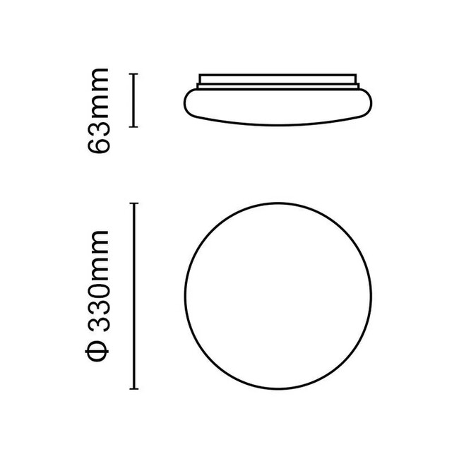 Svietidlo Cristina - LED/18W, IP44 4000K (1810lm)