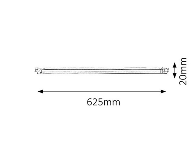 Svietidlo SLIM - G5/T4/20W, IP20 - 2344