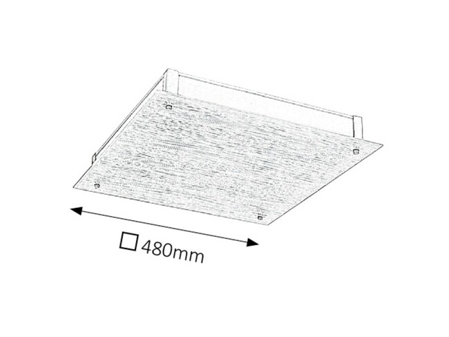 Svietidlo DUSTIN - LED 36W, 230V, 50Hz, IP20 - 3037