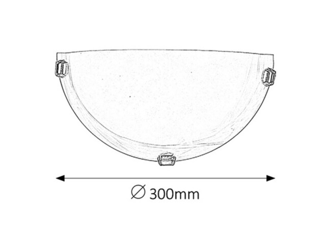 Svietidlo ALABASTRO - E27/60W, IP20 - 3001
