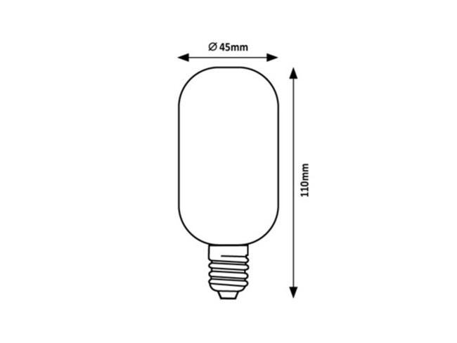 Žiarovka FILAMENT-LED - E27, 4W, 250lm, 4000K, IP20 - 79006