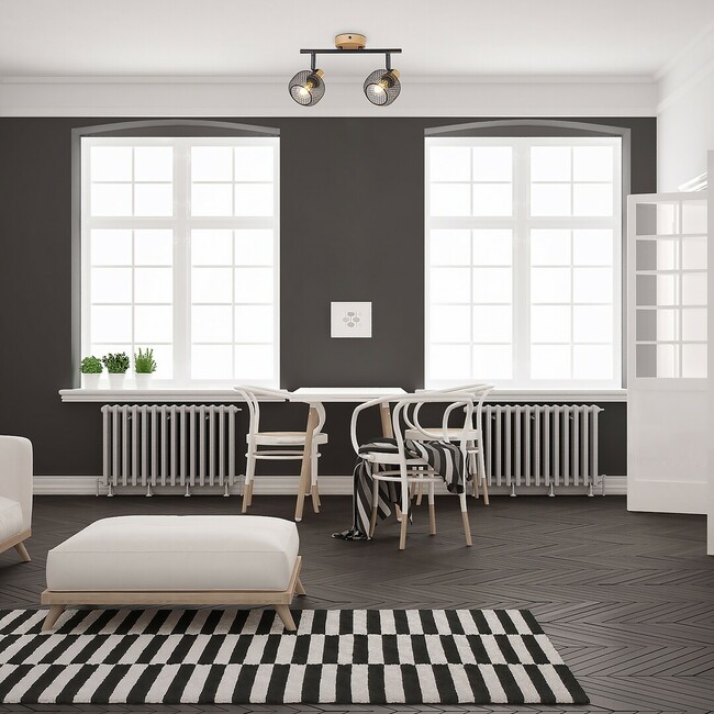 Svietidlo GRENDEL - E14/2x max. 40W, IP20 - 3128