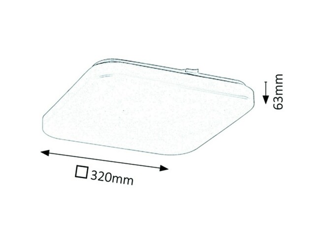 Svietidlo ROB - LED/32W, IP20 - 3344