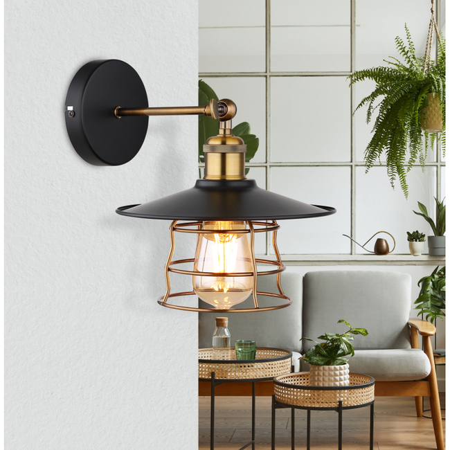 Nástenné svietidlo VIEJO - 60W,IP20 - 15086BW