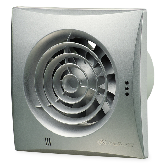 Ventilátor 100 QUIET T Aluminium - s časovačom