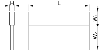 Núdzové Led svietidlo, so samolepiacimi piktograma