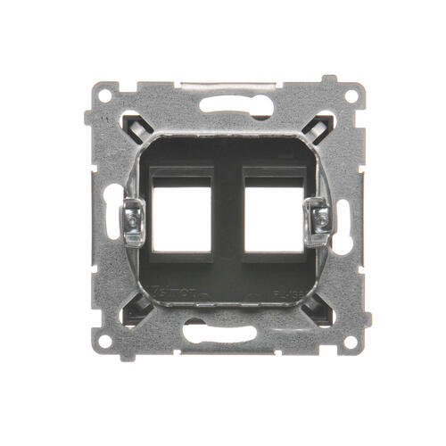 SIMON54 - kryt dátovej zásuvky, hnedý matný