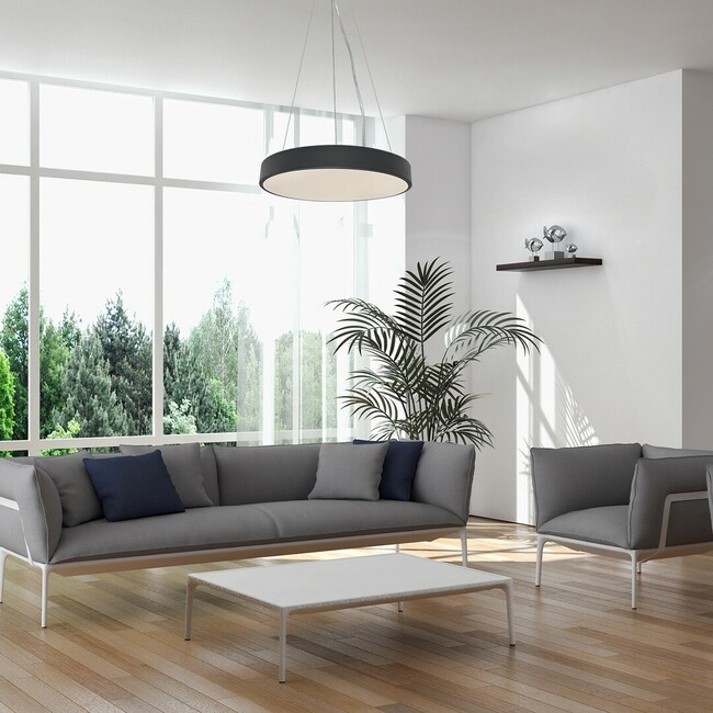 Svietidlo TESIA - 60W, 2700lm, čierna, IP20 - 71041