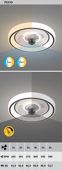 Svietidlo HORACIO - 67W, 5850lm, IP20 - 71009