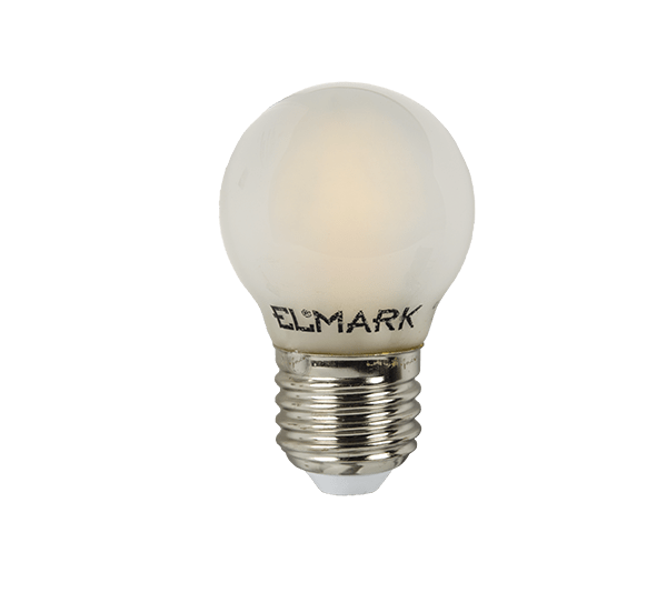 Žiarovka LED-filament E27, G45, 4W, 2700K, stmievateľná