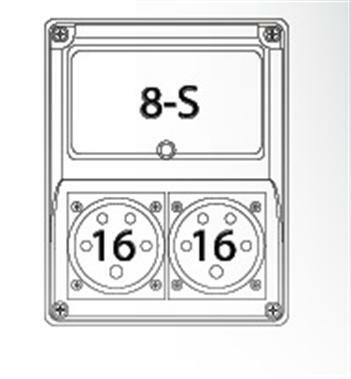 Rozvodnica zás. R-BOX (2x16/5)+8mod
