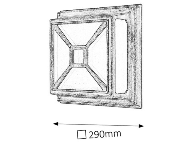 Svietidlo DARIUS - E27/2x max. 60W, IP54 - 8190