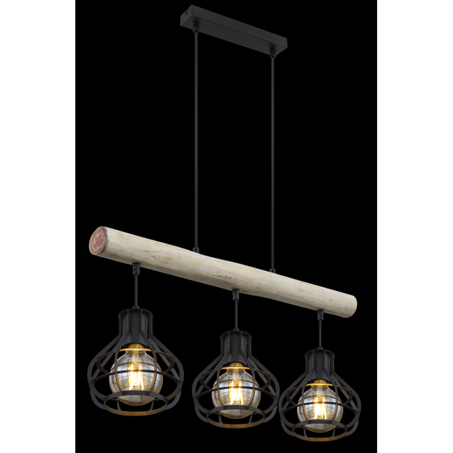 Závesné svietidlo CLASTRA - E27,IP20 - 15388-3H