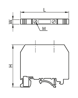 Svorka radová 2,5 - 16mm2 - zel/žlt