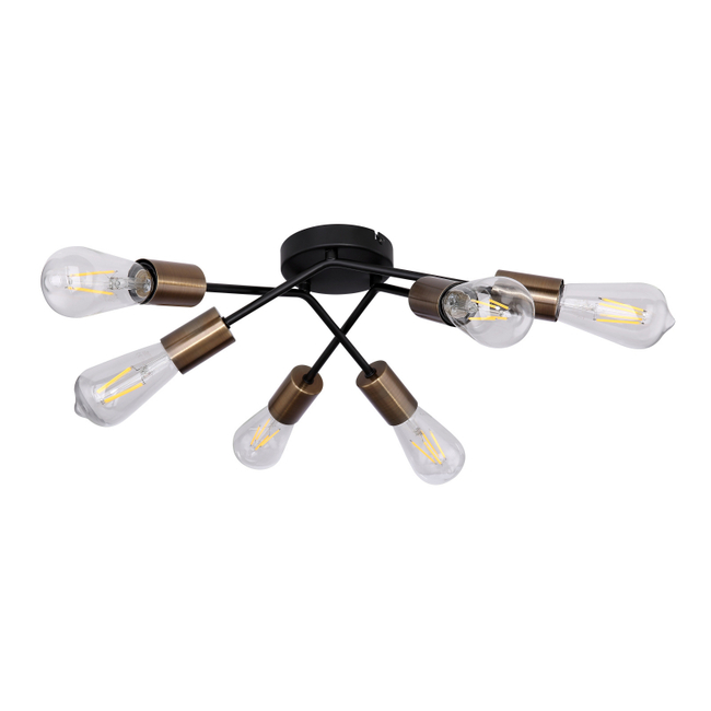 Stropné svietidlo SARINI - E27,IP20 - 54003-6D