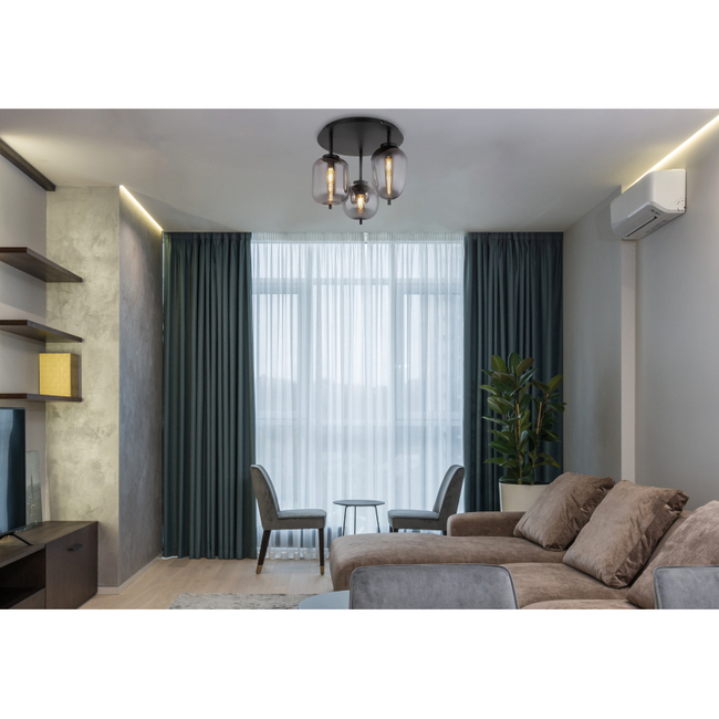 Stropné svietidlo BLACKY - 4W,E14,IP20 - 15345-3D