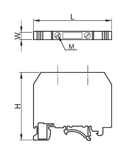 Svorka radová 6 - 35mm2 - zel/žlt