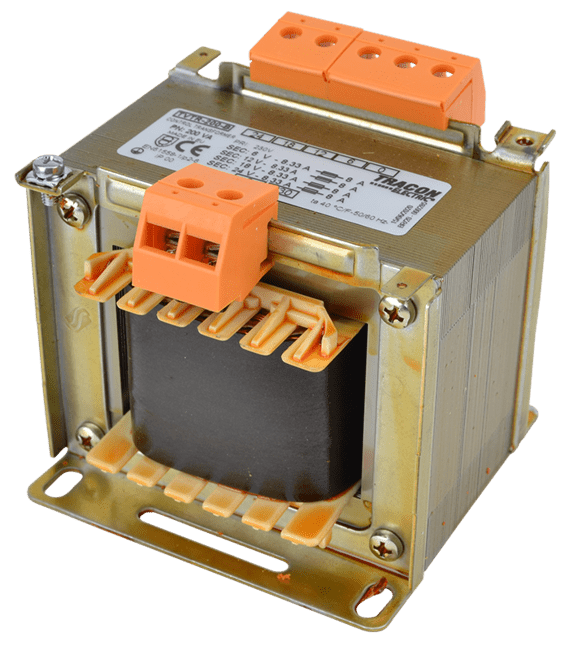 Transformátor jednof. oddeľovací  200VA - 230V / 6-12-18-24 V