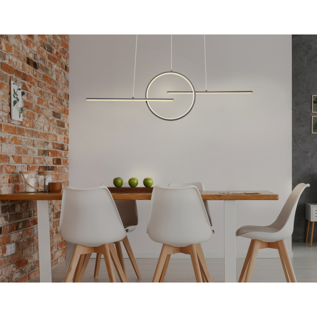 Závesné svietidlo BARRAL -50W, 4000/1300lm, IP20 - 67121-50G