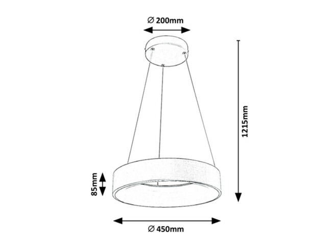 Svietidlo ADELINE-LED/24W(1500lm,3000-6000K),IP20 - 3929