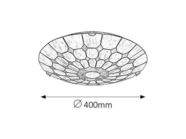 Svietidlo MARVEL - E27/2x max. 60W, IP20 - 8091