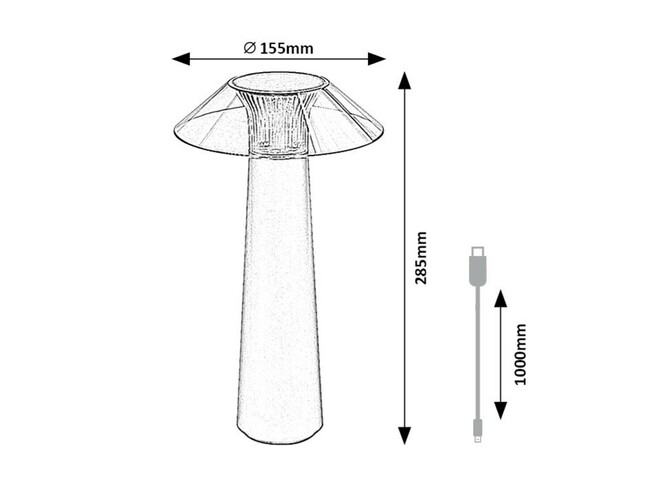 Svietidlo ASSEN -  5W, 40lm, IP44 - 77062