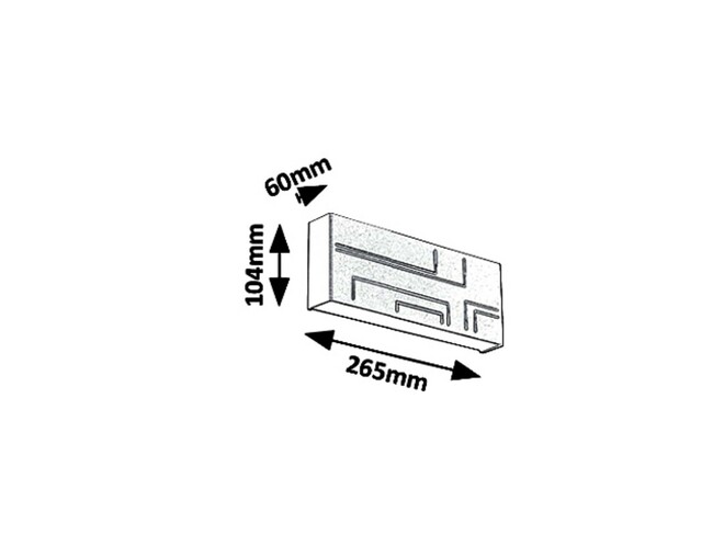 Svietidlo MARIBOR - 12W,780lm,IP65 - 8873