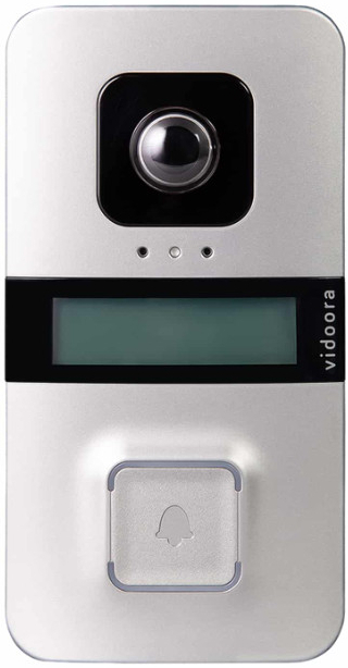 URMET - Vstupný panel Vidoora s kamerou 120°, LAN, strieborná, IP55, IK07