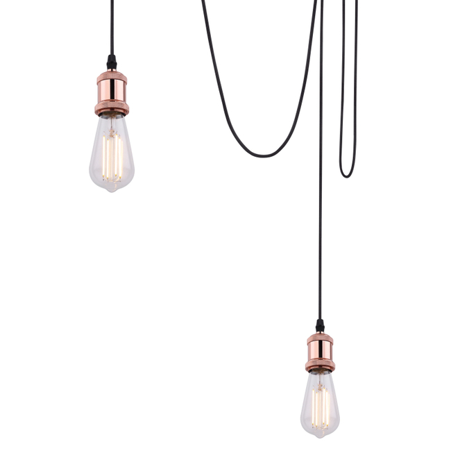 Závesné svietidlo OLIVER - kov, E27, IP20 - A32-3