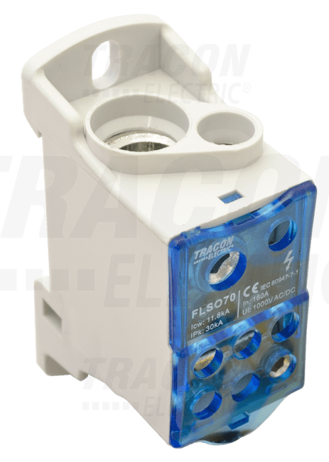 Svorka odbočná 1x70mm2/6×25mm2 1000VAC/DC,160A