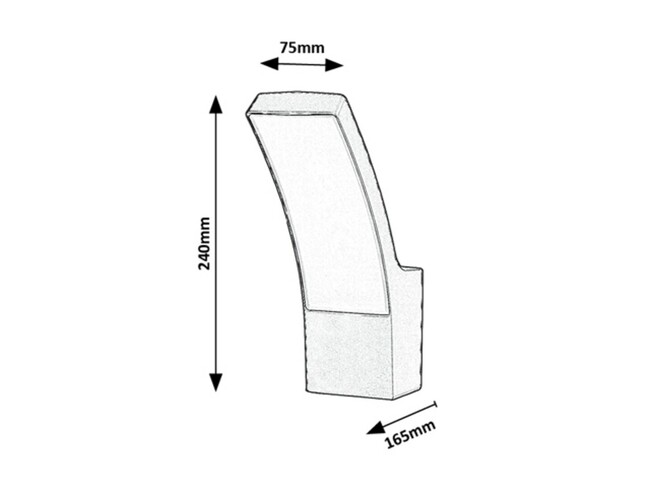 Svietidlo PALANGA - LED/12W, IP44 - 7504