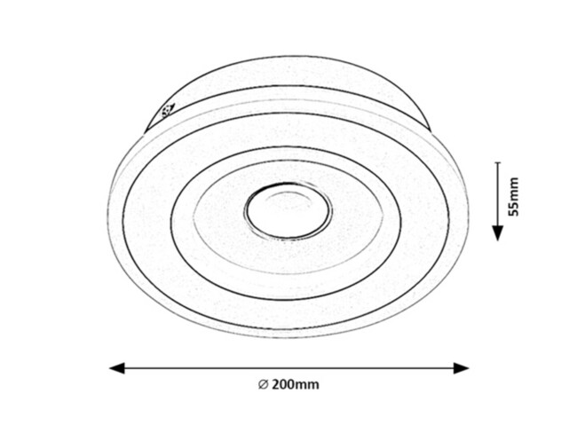 Svietidlo TANELI - LED/20W, IP20 - 6959