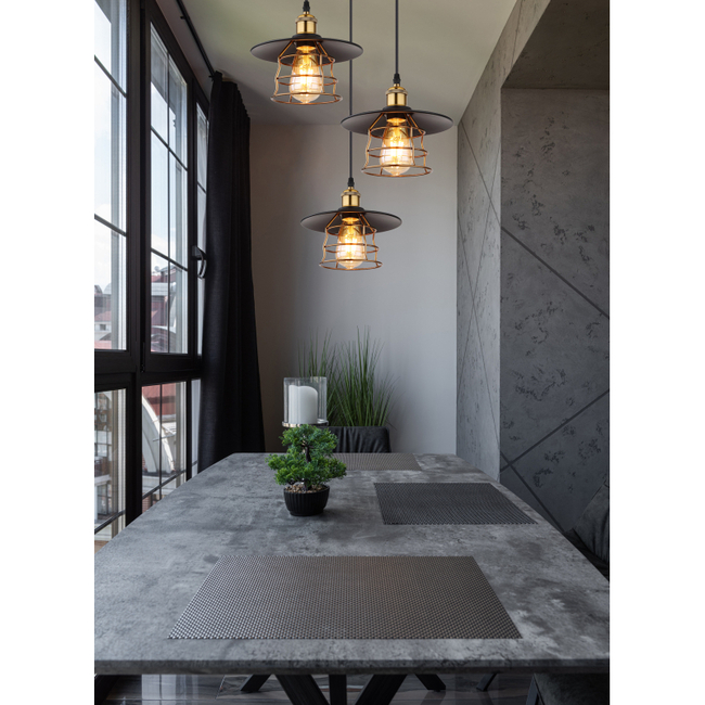 Závesné svietidlo VIEJO - 60W,E27 - 15086-3BH