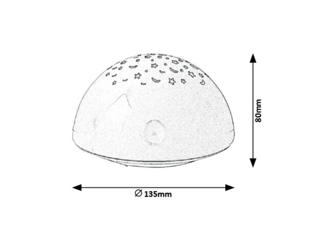 Svietidlo LINA - RGB LED/0,5W, DC 4,5V - 1470