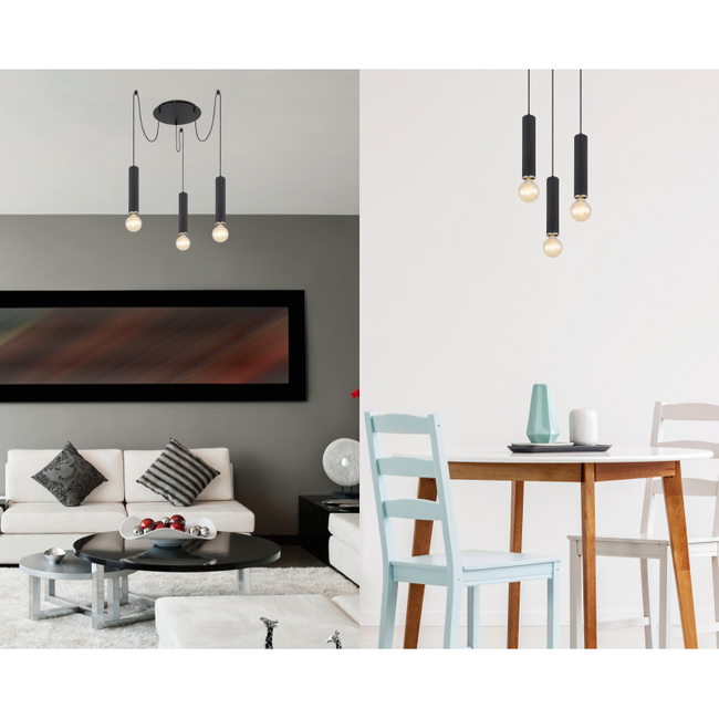 Závesné sviatidlo MARION - 60W,E27,IP20 - 15499-3H