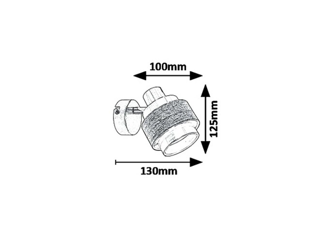 Svietidlo BASIL - E14/10W, IP20 - 5379