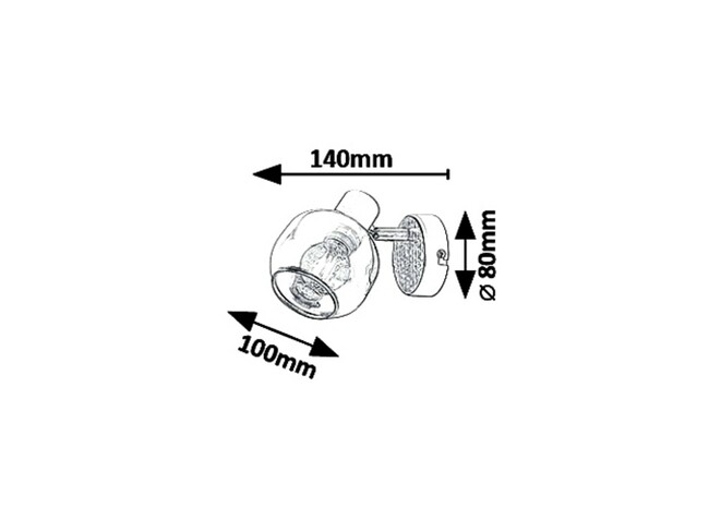 Svietidlo SALAZAR - E14/40W, IP20 - 5397