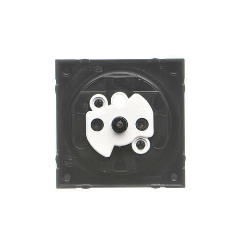 SIMON55 - kryt zásuvky, čierny matný